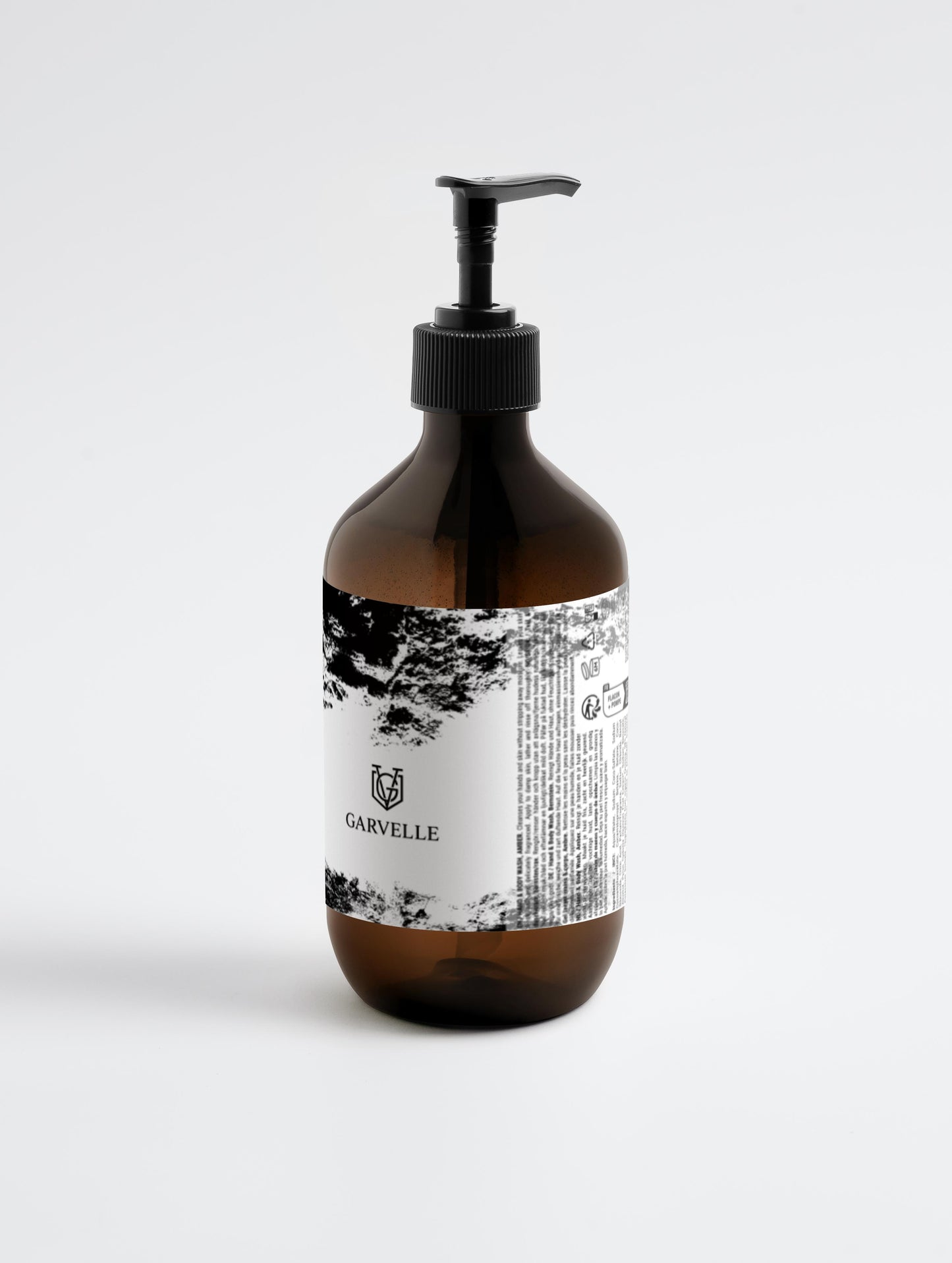 Garvelle Body Wash, Patchouli & Amber Vanilla